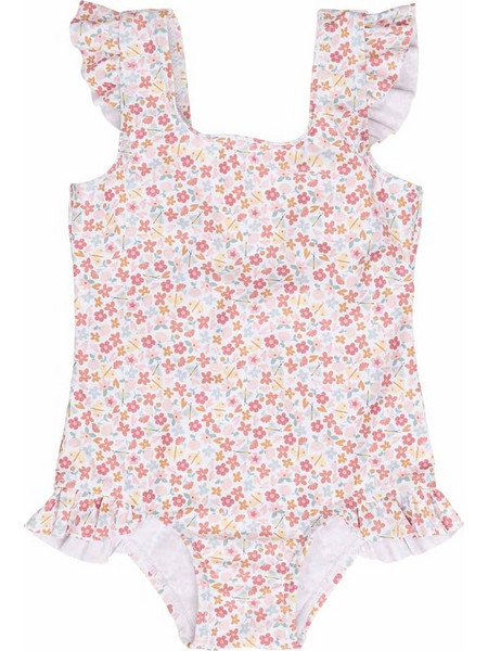 Little Dutch Summer Flowers Αντηλιακό UV Βρεφικό Μαγιό Ολόσωμο για Κορίτσι Ροζ CL80181850