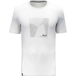 T-shirt ανδρικό Pure Building Dry T-Shirt Salewa Άσπρο