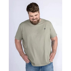 Ανδρικό T-Shirt Plus Size Petrol M-1040-TSR5182 Λαδί