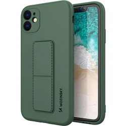 Wozinsky Kickstand Flexible Back Cover Dark Green (iPhone 11 Pro)