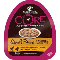 Wellness Core Savoury Medleys TenDeerr Chicken, Turkey, Carrots & Green Beans 85gr