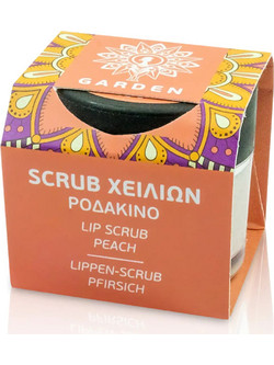 Garden Of Panthenols Peach Lip Ενυδατικό Scrub Προσώπου 12gr