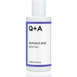 Q+A Glycolic Acid Daily Toner Facial Lotion & Spray Μανδελικό Peeling Προσώπου για Ακμή 100ml