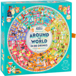 Puzzle Professor Puzzle Around The World In 80 Drinks 1000 Κομμάτια