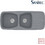 Sanitec Classic 311 Επικαθήμενος Νεροχύτης Γρανίτη Αντιστρεφόμενος Ματ Metallic Silver 120x51cm