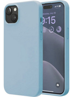 Θήκη Rubber Ενισχυμένης Σιλικόνης για iPhone 14 Γαλάζιο