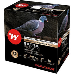 Winchester Extra Pigeon Extreme Ranges Φυσίγγια Συγκέντρωσης 12Cal 70mm 37gr 25τμχ