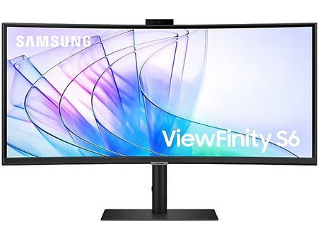 Samsung Viewfinity S6 LS34C652VAU Ultrawide VA HDR Curved Monitor 34" 3440x1440 QHD 100Hz 5ms