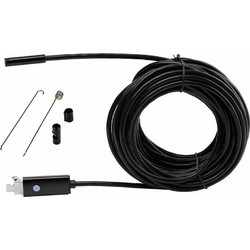 Αδιάβροχη Ενδοσκοπική Κάμερα Android και PC USB, Μήκους 10 Μέτρων, Διαμέτρου 5.5mm με Led Φωτισμό - Aria Trade