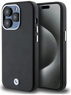 BMW Signature Wrapped Metal MagSafe case for iPhone 14 Pro Max - black