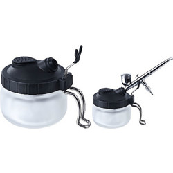 HS-777A ΔΟΧΕΙΟ ΚΑΘΑΡΙΣΜΟΥ ΑΕΡΟΓΡΑΦΩΝ 400mL, ΓΥΑΛΙΝΟ (ΜΑΥΡΟ)