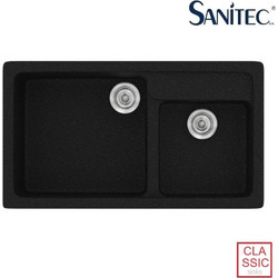 Sanitec Classic 317 Επικαθήμενος Νεροχύτης Γρανίτη Ματ Metallic Space 90x51cm