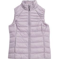 4F Αμάνικο Αθλητικό Γυναικείο Μπουφάν Χειμωνιάτικο Puffer Κοντό Λιλά 4FAW23TVESF072-56S