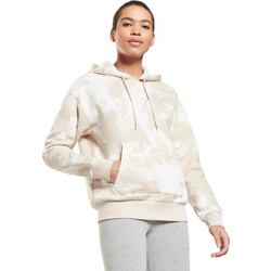 Reebok MYT Tie-Dyed Hoodie Γυναικείο Αθλητικό Φούτερ με Κουκούλα Μπεζ H59150