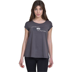 Target Γυναικείο Αθλητικό T-Shirt Ανθρακί S23/65618-24