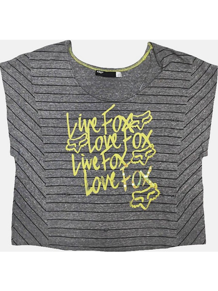 FOX Women Girls Handbook Top - HEATHER GRAPHITE - 04380