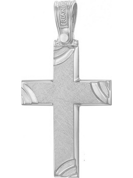 TRIANTOS ΣΤΑΥΡΟΣ ΒΑΠΤΙΣΗΣ ΑΠΟ ΛΕΥΚΟΧΡΥΣΟ 14Κ 1.2.1356w