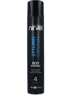 Nirvel Styling Design Eco Strong Λακ Μαλλιών Πολύ Δυνατό Κράτημα 400ml