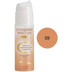 Coverderm Perfect Legs Waterproof Fluid 59 Liquid Make Up SPF40 75ml