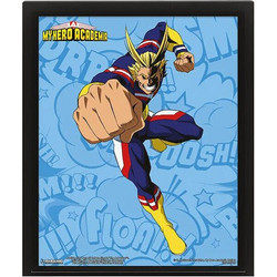 Τρισδιάστατο Κάδρο My Hero Academia S1 All Might 3D Lenticular Poster 20x25 PVC