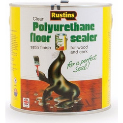 Φινίρισμα δαπέδου, Rustins, Polyurethane Floor Seal Satin, 1ltr