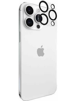 CASE-MATE Δακτυλίδια Αλουμινίου για Φακούς CAMERA LENS Αpple iPhone 15 PRO 6.1/ 15 PRO MAX 6.7 - ΜΑΥΡΟ - CM-CM051708