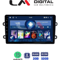 LM Digital ZL4708 Ηχοσύστημα Αυτοκινήτου με Οθόνη Αφής & GPS
