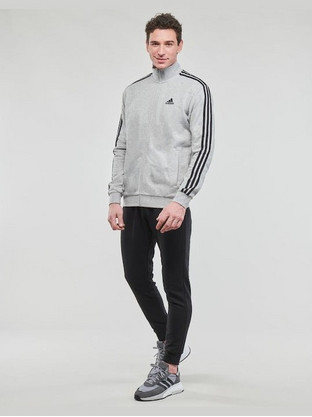 Adidas 3 Stripes French Terry Ανδρικό Παντελόνι Φόρμας με Λάστιχο Μαύρο IC6748