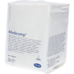 Hartmann Medicomp Μη Αποστειρωμένες Γάζες 7.5x7.5cm 100τμχ