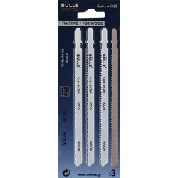 BULLE ΛΑΜΕΣ ΣΕΓΑΣ ΞΥΛΟΥ 126MM 3ΤΕΜ 64260