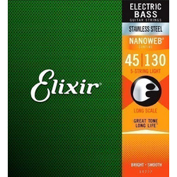 Elixir Strings 14777 Χορδή Ηλεκτρικού Μπάσου Stainless Steel 45" Light Tension