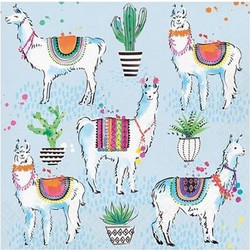 Χαρτοπετσέτες Llama Fiesta 16,5 x16,5 cm Creative Converting (16 τεμάχια)