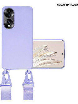 Sonique Silicone Strap CarryHang Θήκη (Honor 70 5G) Λιλά