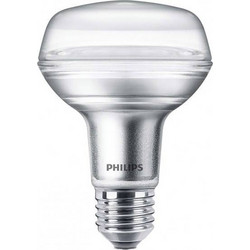 Philips E27 LED ReflectorR80 Warm White Bulb 4W (60W) (LPH00829)