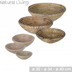 Σετ Καλάθια 3 τμχ. 30 cm / 34 cm / 40 cm Natural Living 54621