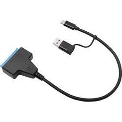 Powertech Καλώδιο USB-C to SATA 2.5" Black