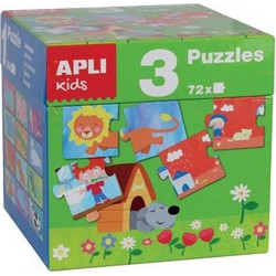 APLI 3 Puzzles 72pcs