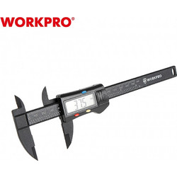 ΠΑΧΥΜΕΤΡΟ ΨΗΦΙΑΚΟ ΠΛΑΣΤΙΚΟ 150mm(6") WP266001 WORKPRO (PROFI) (ΚΑΡΤΕΛΑ)