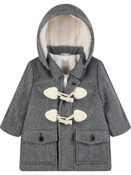Boutique βρεφικό μπουφάν για αγόρι - ΓΚΡΙ 41-124491-1 - 41-124491-1-74-cm-gri