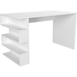ArteLibre Cleora Γραφείο Ξύλινο με Βιβλιοθήκη 120x60x74cm 14410271