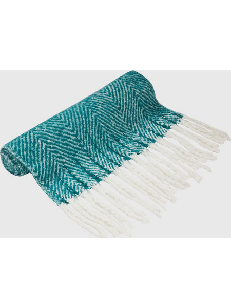 Γυναικείο κασκόλ herringbone FBL010-137-10_DK GREEN