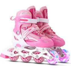 Παιδικά Ρυθμιζόμενα Inline Skates Ροζ 38-41