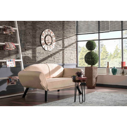 Papatya Genzo Διθέσιος Καναπές Κρεβάτι Cream 177x75x87cm