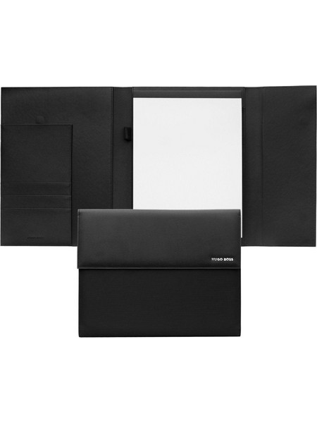 HUGO BOSS HDF210A Ντοσιέ A4 Pinstripe Black