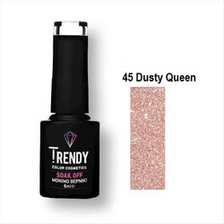 Trendy Soak Off 45 Dusty Queen Ημιμόνιμο Βερνίκι Νυχιών 6ml