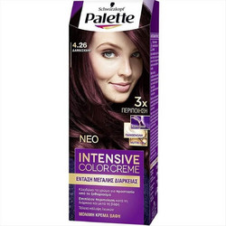 Schwarzkopf Palette Intensive Color Creme 4.26 Δαμασκηνί Μόνιμη Βαφή Μαλλιών 50ml