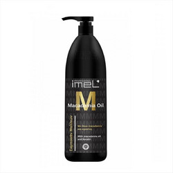 Imel Macadamia Oil Σαμπουάν Κερατίνης για Επανόρθωση & Ψαλίδα για Ξηρά & Ταλαιπωρημένα Μαλλιά 1lt