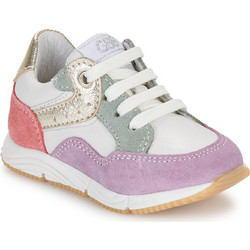 GBB Alluni Παιδικά Sneakers Λευκά Ροζ AJ200-17