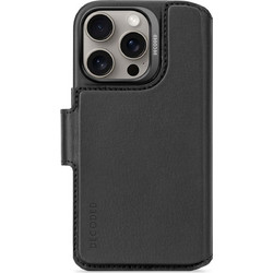 Decoded Leather Detachable Wallet Θήκη Black (iPhone 16 Pro)