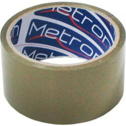 Metron Ταινία Συσκευασίας 48mm x 50m σε Καφέ Χρώμα
